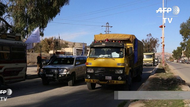 Syrie : l'aide humanitaire arrive dans les villes assiégées
