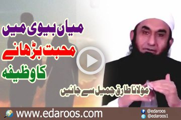 Mian Biwi Main Muhabbat Barhanay Ka Wazeefa By Maulana Tariq Jameel