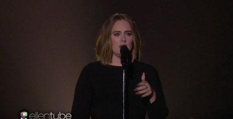 Adele perform When We Were Young [The Ellen Show]