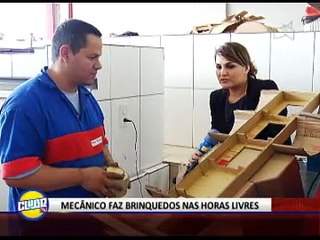 BRINQUEDOS DE PAPELÃO SÃO DOADOS
