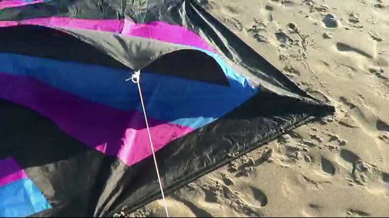 GoPro Camera drops 200 feet from a kite and still survives!