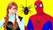 Spiderman saves Frozen Anna! Hulk afraid of the Spider Real Life Superheroes (FULL HD)