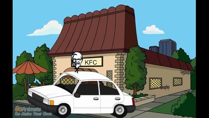 Caillou misbehaves at KFC and gets grounded