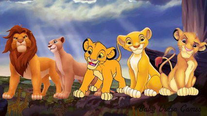 The Lion King Disney Finger Family Kids Music Video