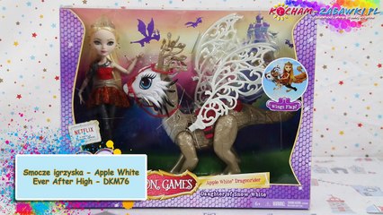 Télécharger la video: Ever After High - Dragon Games / Smocze Igrzyska - Apple White Dragonrider / Apple White ze Smokiem - DKM76