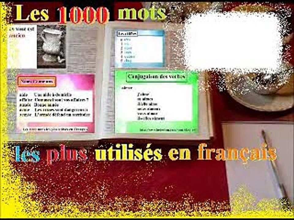 Les 1000 mots indispensables, le français facile 7/12