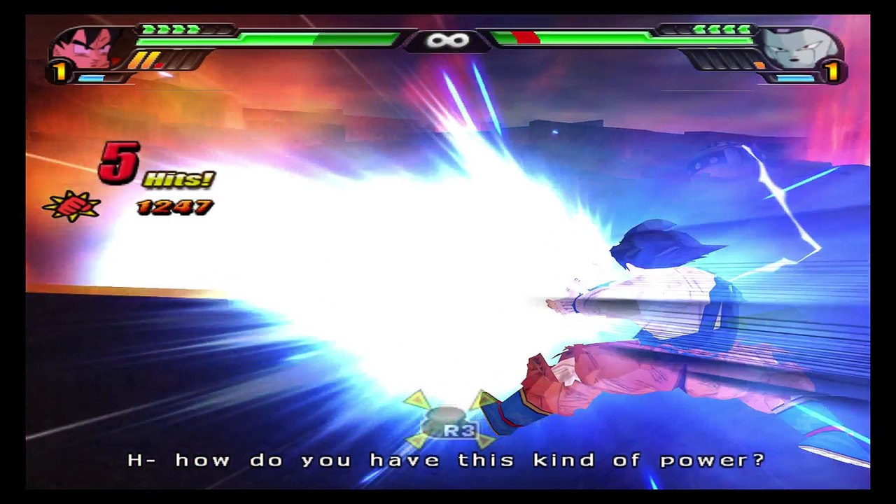 Dragon Ball Z: Budokai Tenkaichi 3 Goku vs Frieza