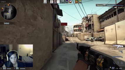 NICE AIM HACKS GIRL (CS GO Comp)