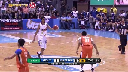 MERALCO VS RAIN OR SHINE - Q1   Commissioners Cup 2016