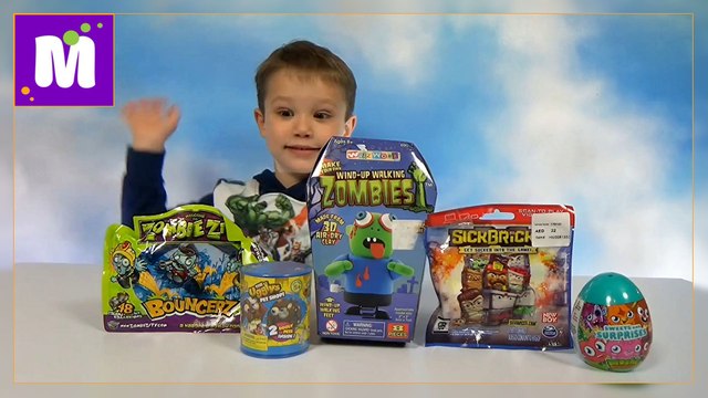 Монстры и зомби ходит ножками распаковка игрушек сюрпризы . Новое видео на канале Мистер Макс . Unboxing Monsters and Zombie funny toys.mp4 (1)