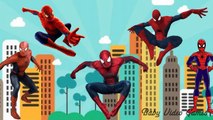 Daddy Finger Family Nursery Rhymes with Spiderman