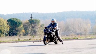 FERRARI VS KAWASAKI DRIFT MOTORCYCLE GYMKHANA STUNT MURDER DAYS 3
