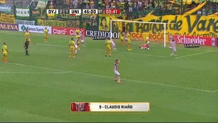 Gol de Riaño. Defensa y Justicia 2 - Unión 2. Fecha 1. Campeonato de Primera División 2016