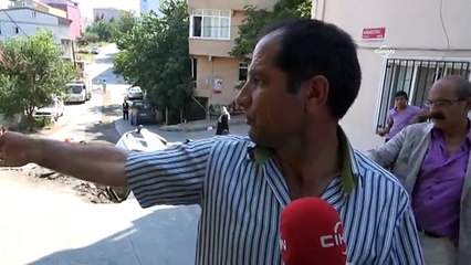 Yer yarıldı, içine girdi!
