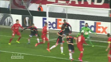 Sergio Romero Super Save - Midtjylland v. Manchester United 18.02.2016 HD
