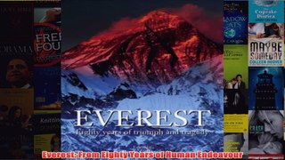 Download PDF  Everest From Eighty Years of Human Endeavour FULL FREE