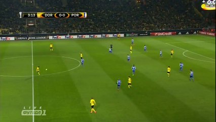 Download Video: Aubameyang Big Chance - Borussia Dortmund v. FC Porto 18.02.2016 HD