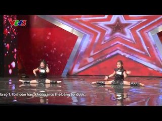 Vietnam's Got Talent 2014 - Nhảy với gậy - TẬP 03 - Châu Anh, Mỹ Linh