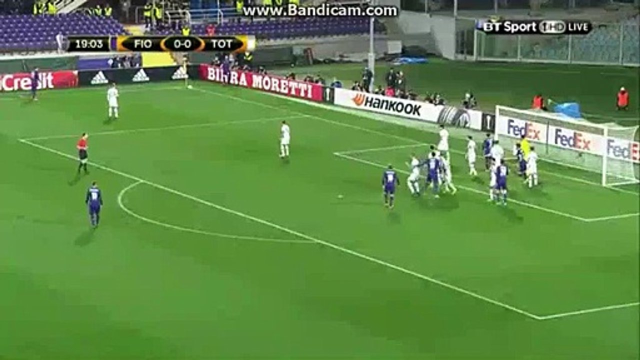 Fiorentina Fantastic Chance - Fiorentina vs Tottenham 18-02-2016 HD