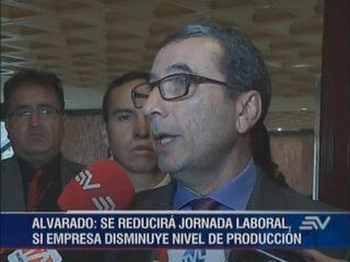 Ministro Vinicio Alvarado se pronunció sobre reformas laborales