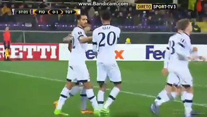 0-1 Nacer Chadli | Fiorentina - Tottenham 18.02.2016 HD