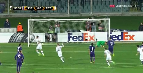 (Penalty) Chadli N. Goal - Fiorentina 0 - 1 Tottenham - 18-02-2016