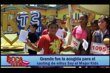Grande fue la acogida para el casting de niños Soy el Mejor Kids