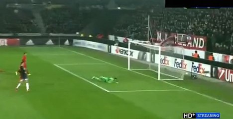 Pione Sisto Goal - Midtjylland 1 - 1 Manchester United - 18-02-2016