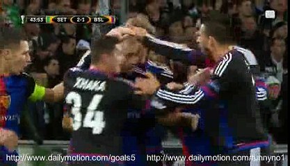 Walter Samuel Goal St Etienne 2 - 1 Basel Europa League 18-2-2016