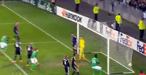Kevin Monnet-Paquet Goal - St Etienne 2 - 0 Basel - 18-02-2016