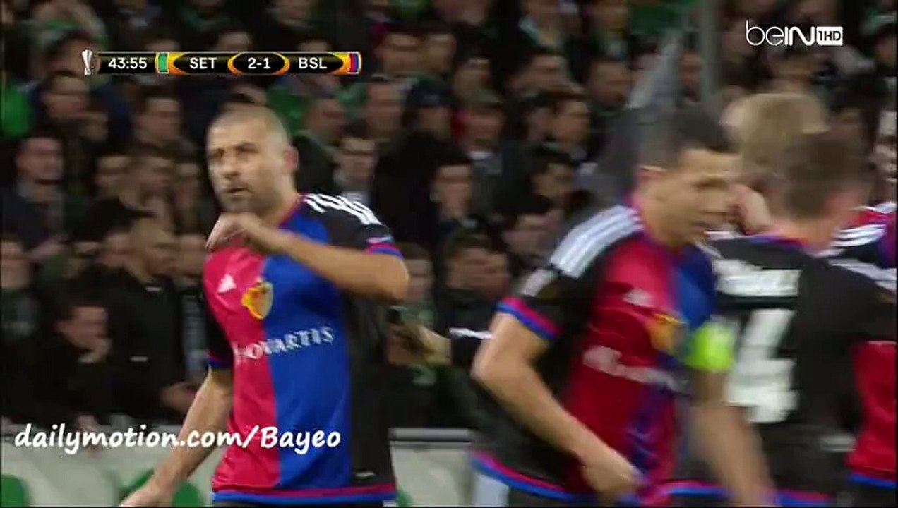 Walter Samuel Goal HD - St Etienne 2-1 Basel - 18-02-2016