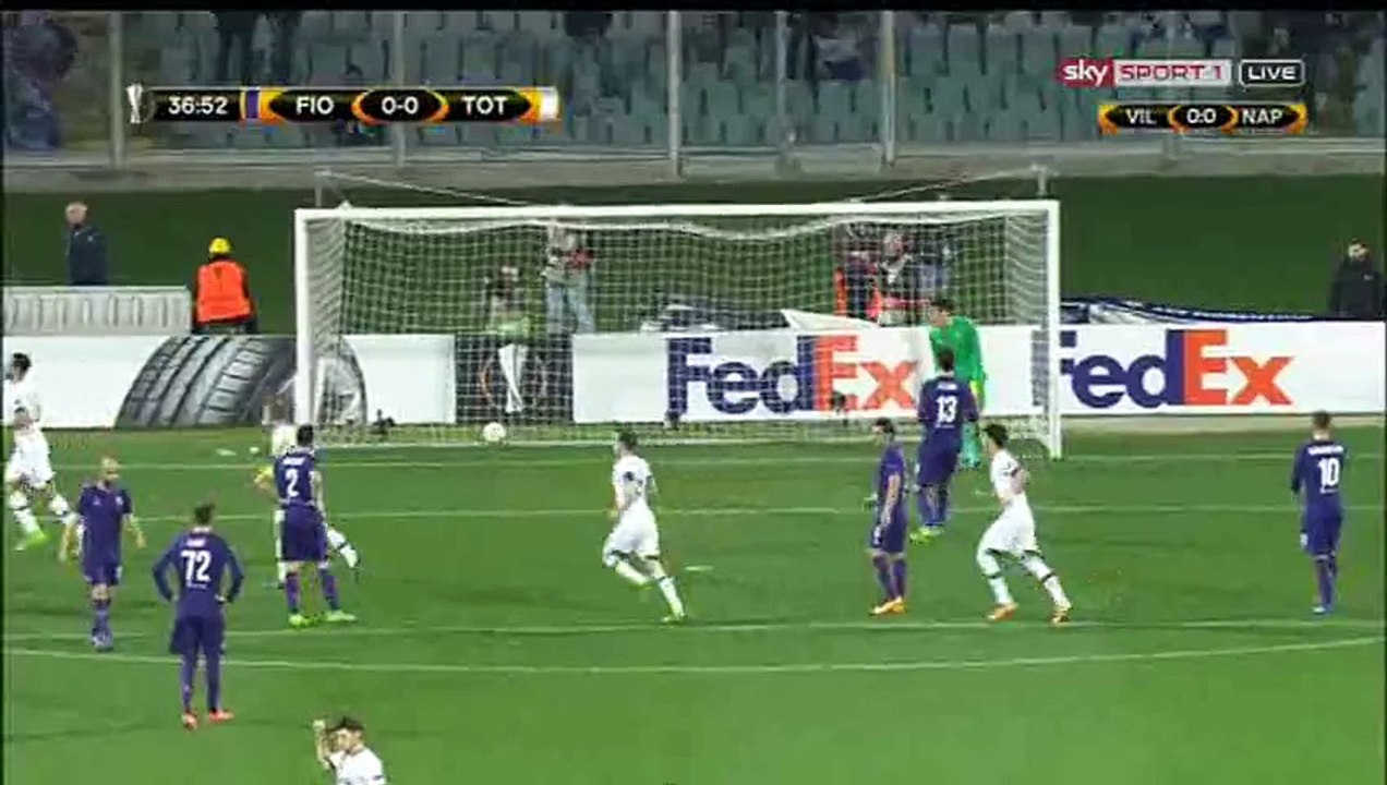 Nacer Chadli Goal HD - Fiorentina 0-1 Tottenham - 18-02-2016
