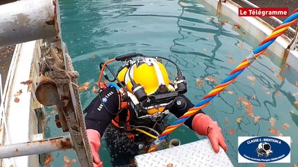 Trébeurden (22). Scaphandrier : une formation en eaux profondes