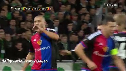 Walter Samuel Goal HD - St Etienne 2-1 Basel - 18-02-2016 -