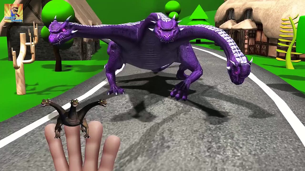 Finger Family Rhymes for Children Hydra | Animals Cartoons Finger Family Nursery Rhymes
