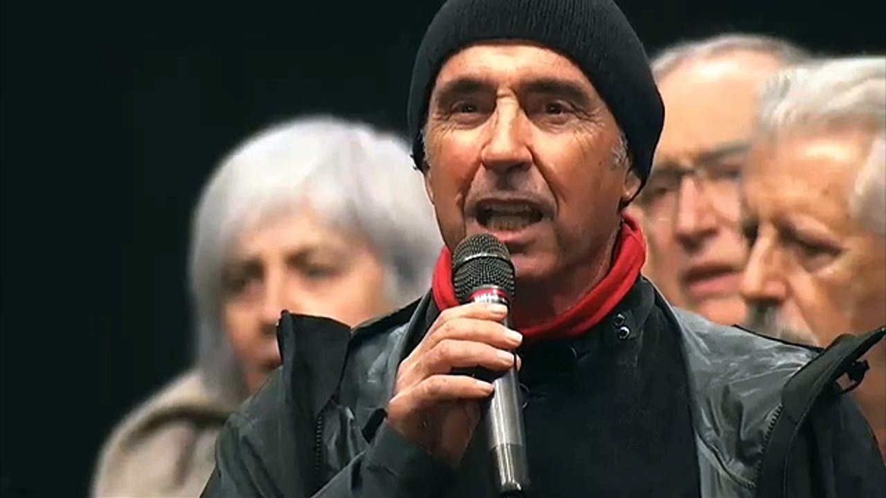 Lluís Llach a l'homenatge cívic a Muriel Casals