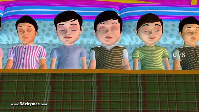 Ten in the Bed Nursery Rhyme - 3D Animation English Rhymes & Songs for Children (Ten in a Bed)