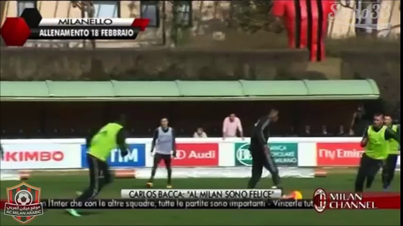 Milan training session 18.02.2016