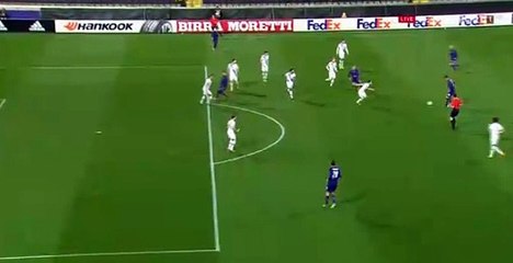 Federico Bernardeschi Goal - Fiorentina 1 - 1 Tottenham - 18-02-2016