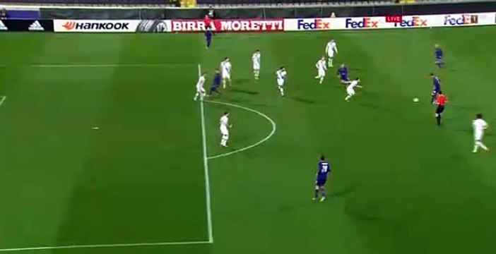 Federico Bernardeschi Goal - Fiorentina 1 - 1 Tottenham - 18-02-2016
