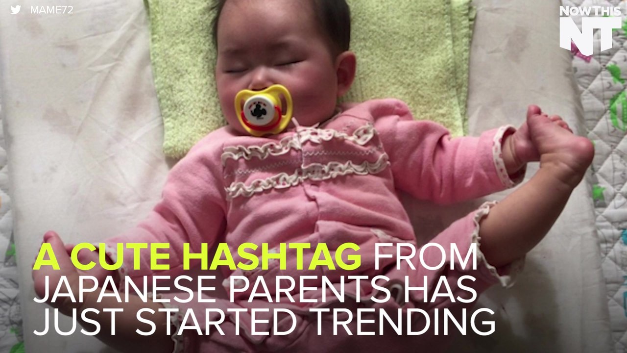 Japanese Parents Share Cute Photos Of The Strange Way Their Babies Fall Asleep