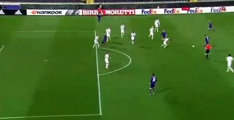 GOOOAL Federico Bernardeschi Goal - Fiorentina 1 - 1 Tottenham - 18-02-2016