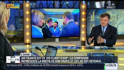 "L'objectif d'ADP est d'être un leader dans le monde de la conception, de la construction et de l'exploitation d'aéroports", Augustin de Romanet - 18/02