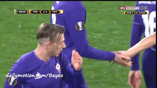 Federico Bernardeschi Goal HD - Fiorentina 1-1 Tottenham - 18-02-2016