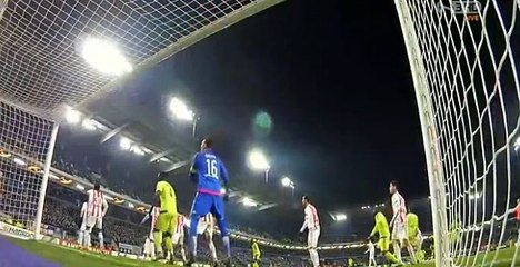 Kara Mbodji Goal - Anderlecht 1 - 0 Olympiakos Piraeus - 18-02-2016