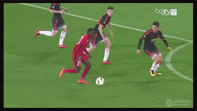 1-1 Pione Sisto Goal UEFA Europa League 1_16 Final - 18.021.2016, FC Midtjylland 1-1 Manchester United