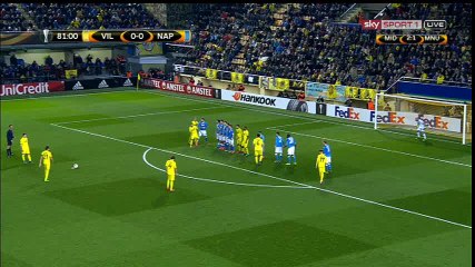 Denis Suarez Goal HD - Villarreal 1-0 Napoli - 18-02-2016