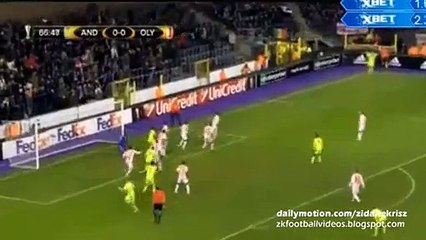 1-0 Kara Mbodji - Anderlecht v. Olympiacos 18.02.2016 HD -