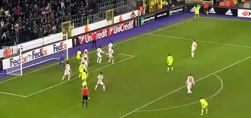 Kara Mbodji backheel Goal Anderlecht 1-0 Olympiacos 18.02.2016