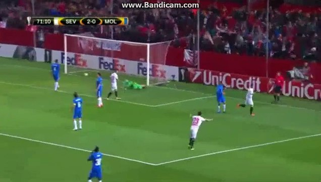 Kevin Gameiro goal - Sevilla vs Molde 3-0 - Europa League 2015/16